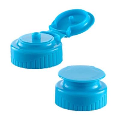 China Non Spill Customized Plastic Bottle Cap 20/410 24/410 Flip Top Cap With Silica Gel For Bottle for sale