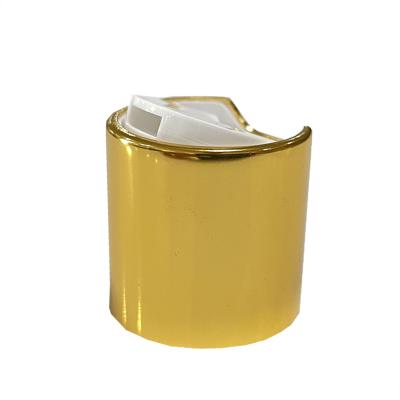 China Non Spill 24/410 Gold ALU Disc Plastic Cover Top Cap for sale