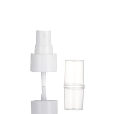 China Non Spill Cosmetic Packaging Smooth White Plastic Fine Mist Sprayer 24mm For Perfume for sale