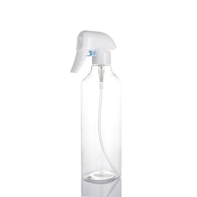 China Household Products PET Plastic Garden 500ml Mist Trigger Spray Bottle For Liquid Disinfection for sale