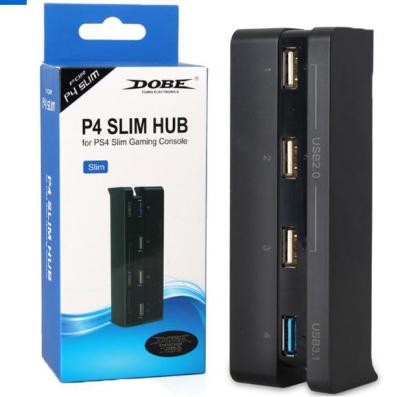 China In Stock Wholesale Portable Durable Game Console Usb 3.0 Hub For Ps4 Slim TP4-821 for sale