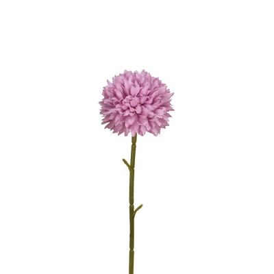 China Hot Sale Indoor Outdoor Single Head Dandelion Artificial Flower Chrysanthemum Ball Decoration VF-070 Daisy for sale