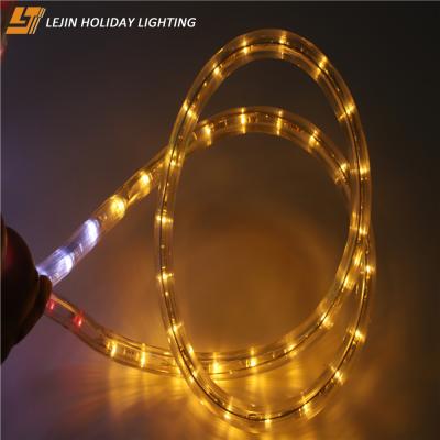 China Waterproof Garden RGB Strip Cable Outdoor Building Slim Neon Rope Led Lights 220V 115v With CE&ROHS Certification for sale