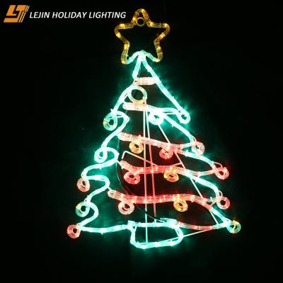 China Holiday Decoration Christmas Decoration 156leds Star Tree Pattern Flash Light for sale