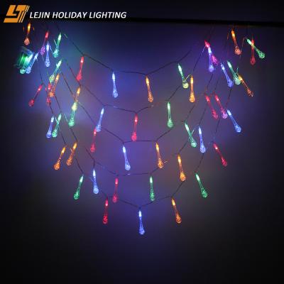 China 50LEDs IP65 Multicolor Battery Operated Outdoor Waterproof Decoration Fairy String Lights 6.4M String Lights for sale