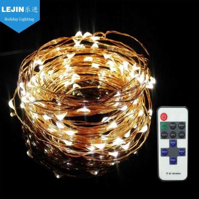 China Battery String Lights Summer Lejin Good Quality Copper Wire String Lights For Summer Party for sale