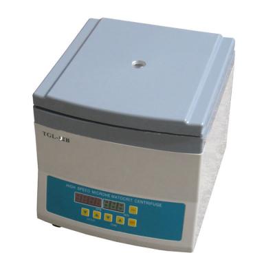 China TGL-12B High Speed ​​Benchtop Digital Microhematocrit Centrifuge, Microhematocrito Centrifugado TGL-12B for sale