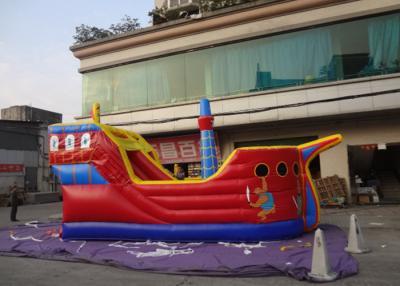 China Custom Design Pirate Ship Commercial Inflatable Slide For kid for sale