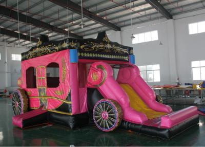 Cina Stampa di principessa Inflatable Combo With Full, buttafuori gonfiabili giganti con lo scorrevole in vendita