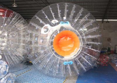 China Juegos inflables 60kg de los deportes de la alta durabilidad transparente para el circuito de carreras de la rampa de Zorb en venta