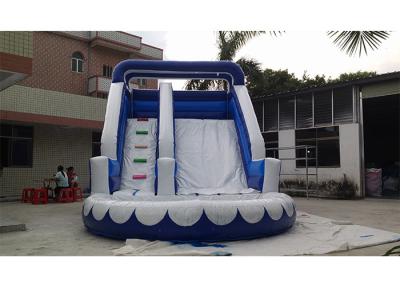 China Kleine Blauwe Commerciële Opblaasbare Waterdia, iInflatable het Waterdia van pvc met Pool Te koop