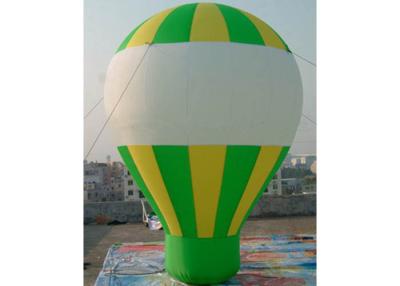 China 0.45mm Oxford Gewebe Grüner/Gelb aufblasbare vorbildliche Ballon-Form für Förderung zu verkaufen