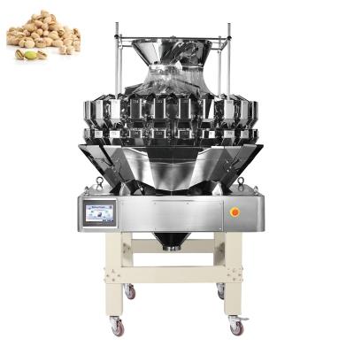 China Food 32 head mini multihead weigher combination weigher for soft popcorn nuts packing machine for sale