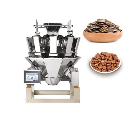 China Unqualified Product Remove Multifunctional Melon Seeds Nuts Weighing 300g 500g Multihead Weigher Packing Machine for sale