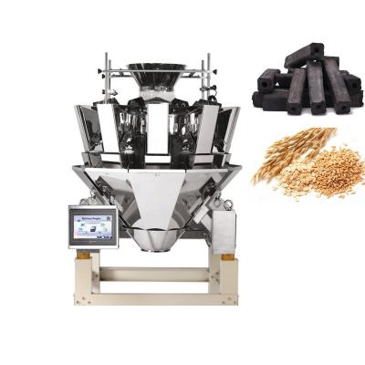 China Unqualified Product Take Off Full Automatic Charcoal Oatmeal Weighing 1000g/2000g Multihead Weigher Packaging Machine for sale