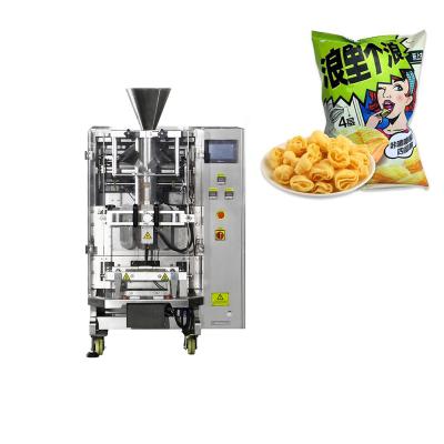 China Perfect Alarm System Full Automatic Potato Chips Puffed Food Packing Pillow Vertical Sandbag Packaging Machine for sale