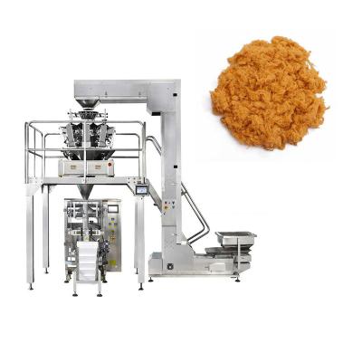 China All-automatic Food Meat Silk Weighing System Vertical Sandbag Packing Machine for sale