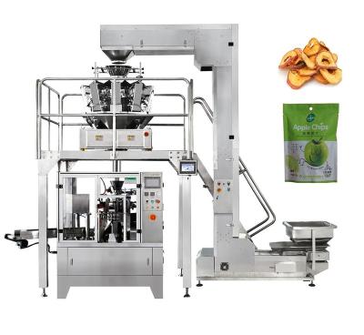 China GARMENT Automatic Packing Snack Zipper Bag Flat Pouch Rotary Packing Machine for sale