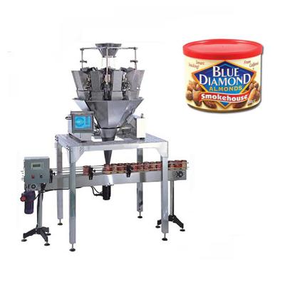 China High Precision And Efficiency Multifunction Automatic Weighing Almonds Weighing System 100g/200g Can/Bumping/Bottle Filling Packing Machine for sale