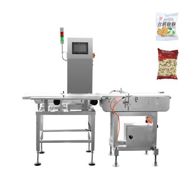 China Stable Performance High Accuracy Automatic Control Weigher Machine With Rejector Food Heck Weigher Machine for sale