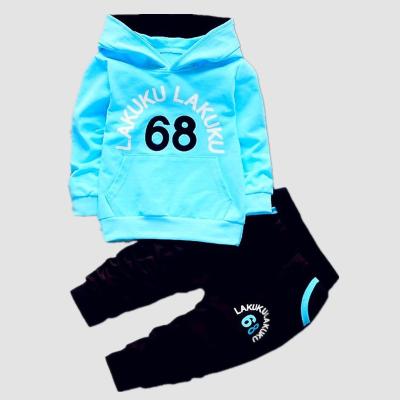 China Sports Kids Tracksuit Kids Clothing Sets Baby Boy Girls Fashion Sports Suits Hoodies for sale