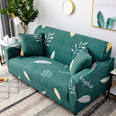 China CLASSIC Custom Design Floral Geometric Classic Polyester Elastic Cheap Sofa Covers for sale