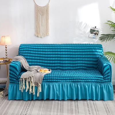 China CLASSIC Dustproof Stripe Inclusive Bubble Sofa Cover For Home Chair Cover for sale