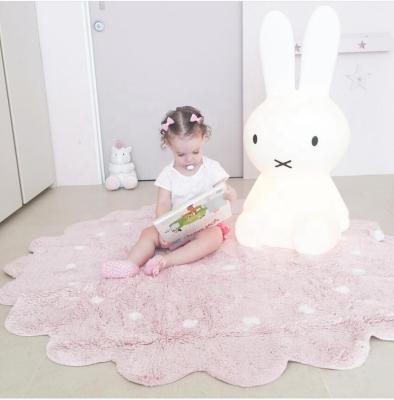 China Washable Nordic Baby Crawling Blanket Kids Girls Room Decor Floor Rugs & Round Play Blankets Gym Activity Play Mats For Living Room for sale