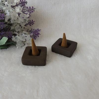 China Eco - Friendly Ceramic Handmade Incense Holder Cone Incense Holder for sale