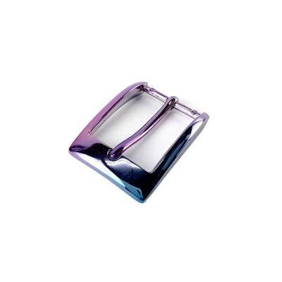 China ALLOY Other Belt Accessories Outer Space Pin Belt Buckle Ultra Violet Shiny Metal Belt Buckle for sale