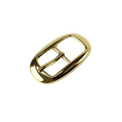 China shinny the oval gold bar center buckle in gold buckle T20-3912 for sale