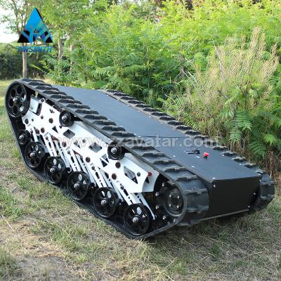 China Universal all metal caterpillar large size load track big for chassis robot rubber platform for sale