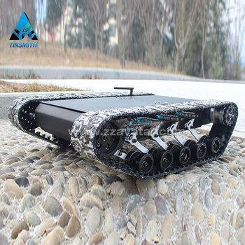 China The small rescue vehicle snowcat rubber carrier for the lawn mower development robot secondary chassis for sale