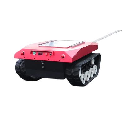 China TinS-17 Patrol Inspection Robot Rubber Tracked Chassis With Servo Motor And Reducer for sale