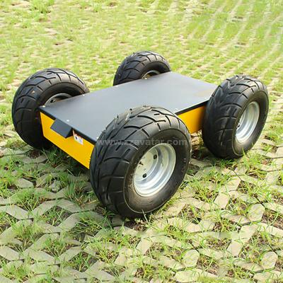 China AVT-W10 100kg Factory UGV Load Inspection Robot Remote Control Chassis for sale