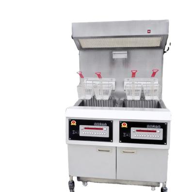 China food & Beverage Factory Commercial Electric Doubletank Deep Fryer For Restaurant for sale