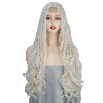 China Big Wave 13x6 Hd Lace Up Raw Virgin Indian Human Hair Big Wave Front Wigs Bone Human Hair Vendorl Wigs for sale