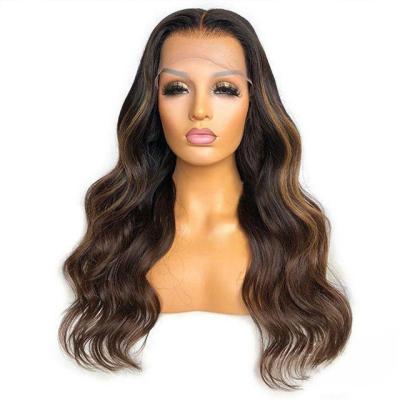 China Body Wave Glueless Double Drawn HD Brazilian Hair Lace Front Wig Vendor Virgin Hair Extensions Full Lace Wigs For Black Women for sale