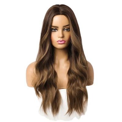 China Brazilian big wave full lace hair wig for color women hd 360 full lace wave wig hair frontal wholesale wholesale for sale