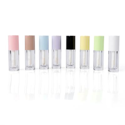 China Personal stock YASHENG 6ml A skin care fashionable soft tube thick clear empty lip gloss tube lipstick tube lip gloss for sale