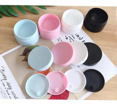 China High Quality White Blue Pink Cosmetic Empty Boxes 5g 10g 20g Cream PP Container Small Plastic Cosmetic Jars Cosmetic Boxes 30g 50g 100g 120g for sale