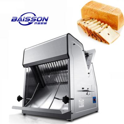 China Bakery Factory Direct Sales Electric Toasters 2 Blades Bread Slicer Machine Slice Bread for sale