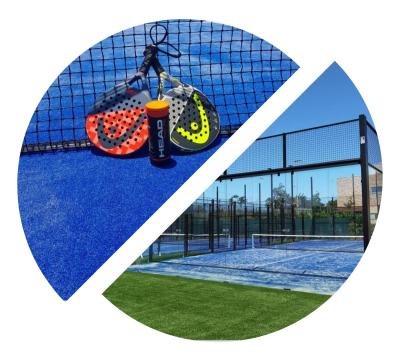 China Kundengebundener panoramischer Padel Tennisplatz des Fabrik-Großhandel-4m 10x20m 4x20m zu verkaufen