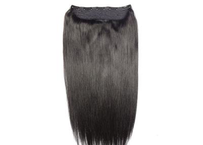 China Klipp-Spitze-Klipp der Längen-20inch in Haarc$ich-spitzen-U-Spitze leichtem Schlag in Haar-Halo-Haar-Erweiterungs-natürlicher Schwarzes 1b-Farbe zu verkaufen