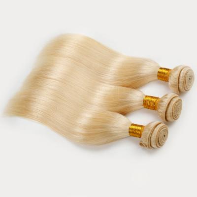 China Kies Getrokken Kleur 613 van het Menselijk Haarweefsel Uitbreidingen 12-26 Duim van het Blonde uit Weft Haar Te koop