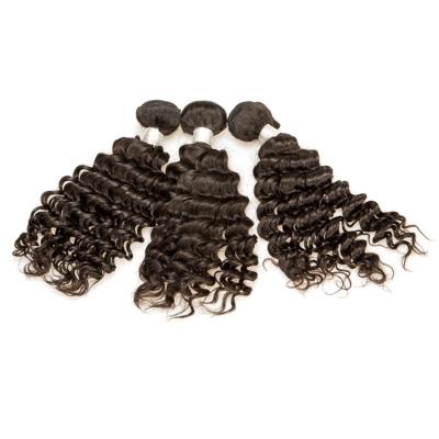 China O cabelo brasileiro cru 3 encaracolados grandes materiais da extensão do cabelo humano do Virgin empacota uma cabeça à venda