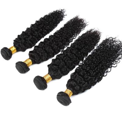 China Extensiones rizadas del cabello humano de los paquetes del cabello humano de la Virgen del grado 7A 3 paquetes fijados en venta