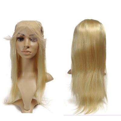 China Blonde Farbbrasilianische Menschenhaar-Spitze-Front-Perücken mit Zoll Inch-30 des Baby-Haarstrich10 zu verkaufen