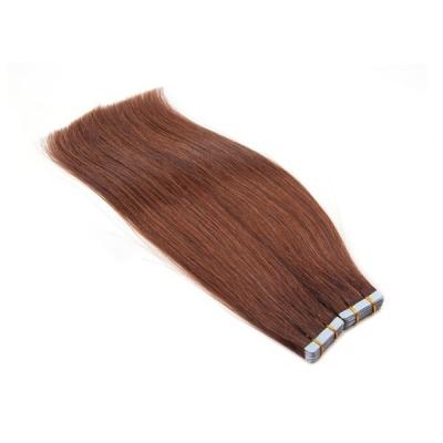 China Cinta real dibujada doble coloreada del pelo de la trama de las extensiones del pelo de la cinta de la PU en extensiones en venta