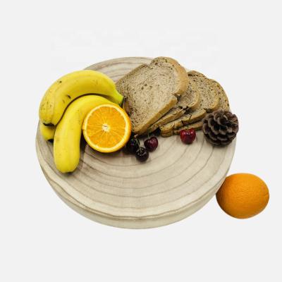 China Viable high quality paulownia kitchen tableware wood fiber cutting board cutting plates with a base for sale